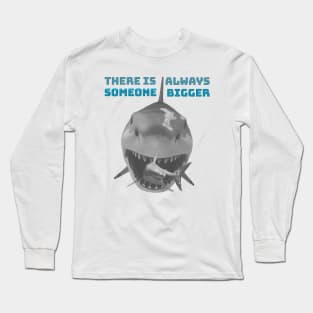 Megalodon and Great White Shark Long Sleeve T-Shirt